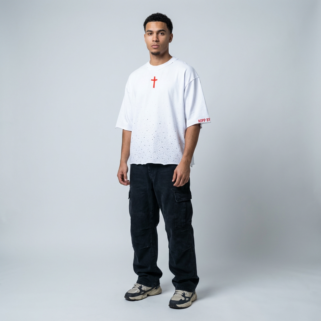 RGB God Loves You T-shirt (White)