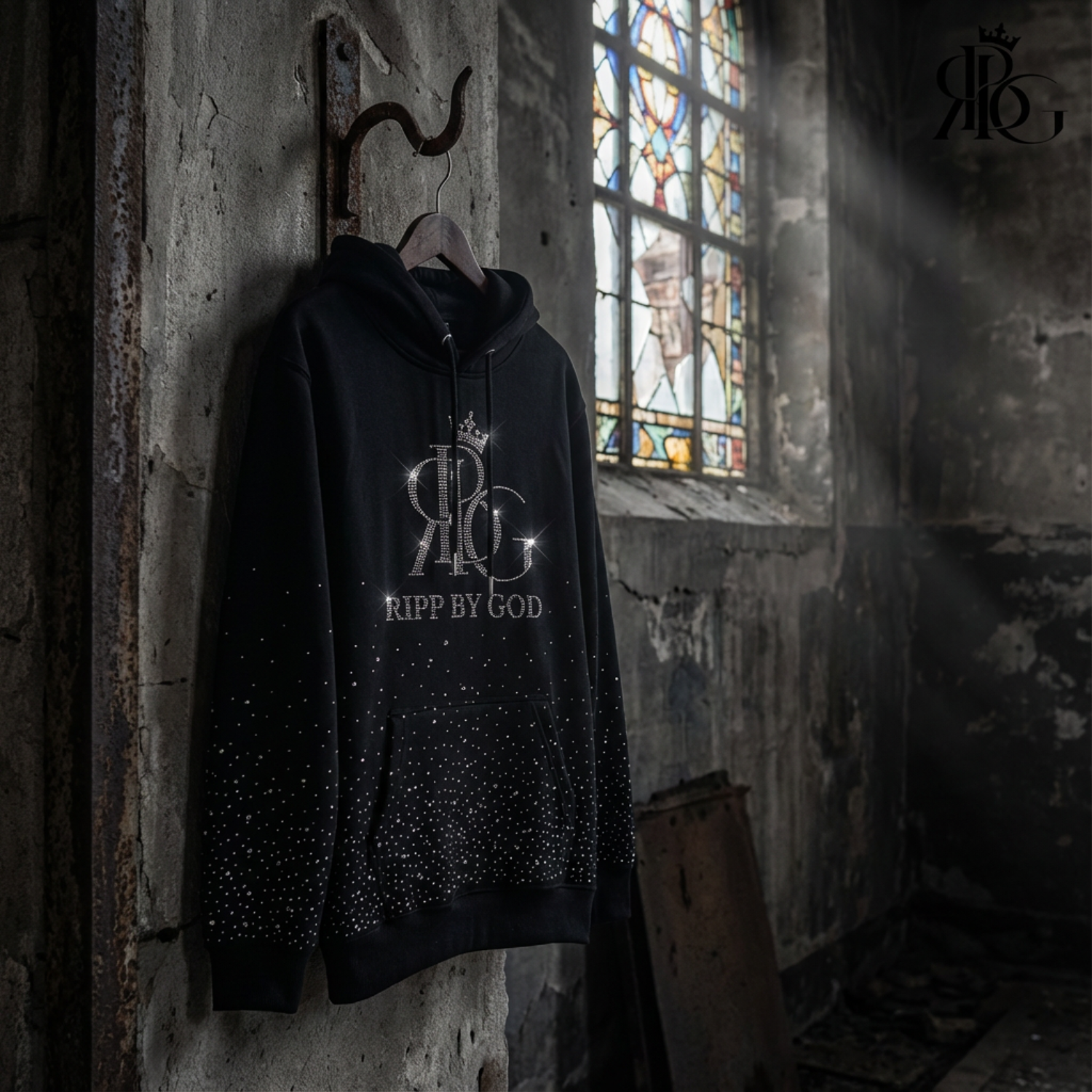 RBG Lux Diamond Hoodie (Black)