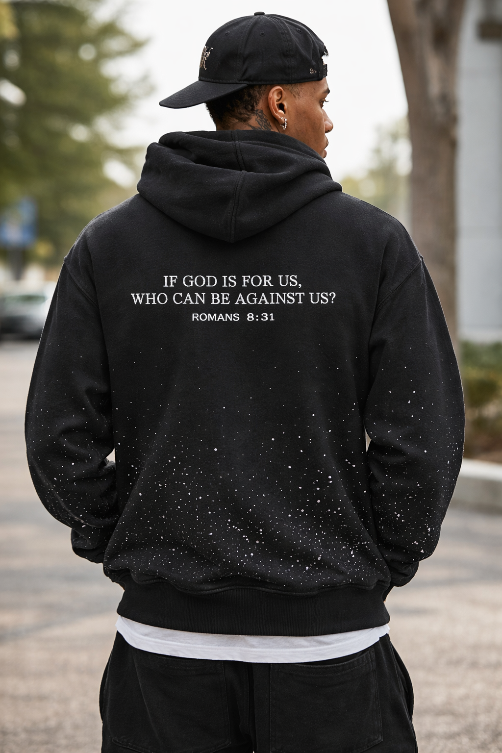 RBG Cross Diamond Hoodie (Black)