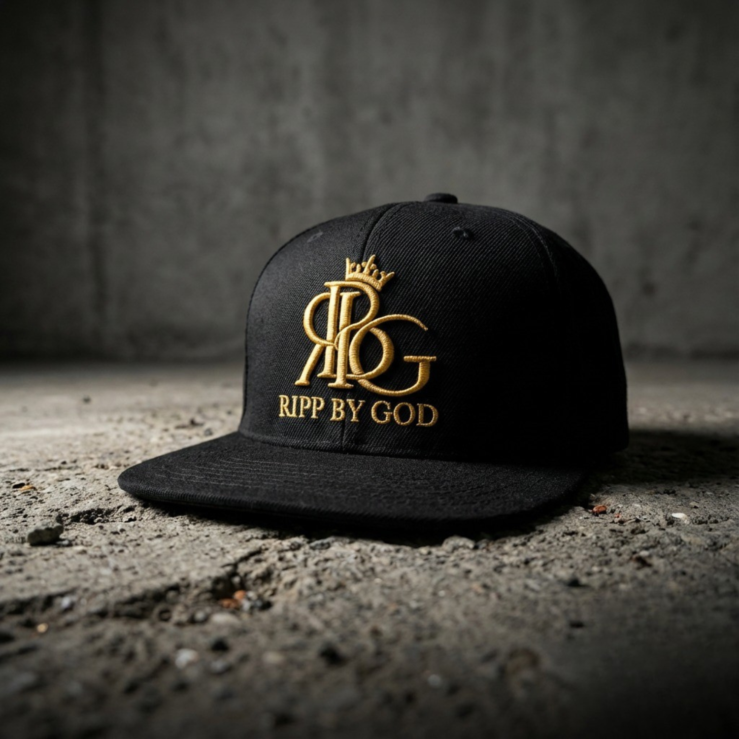 RBG Crown Snapback Hat (Black)