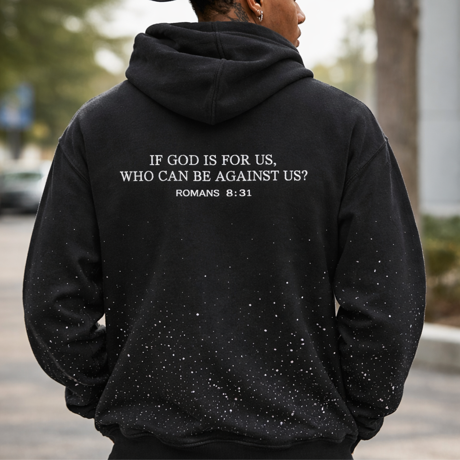 RBG Cross Diamond Hoodie (Black)