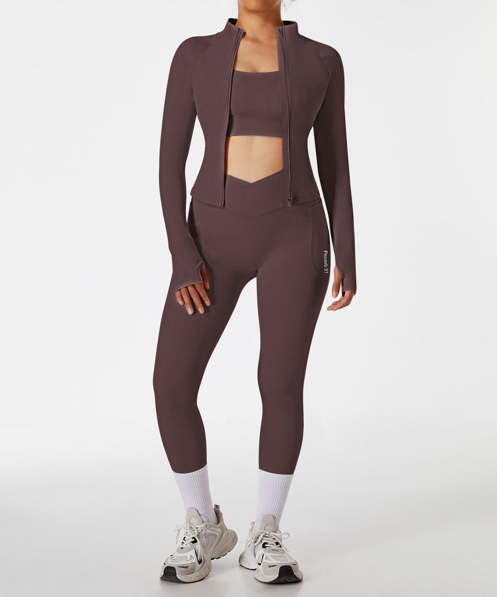 RBG Women's "Ruth" 3 piece Proverb 31 Set (CoCo Brown)