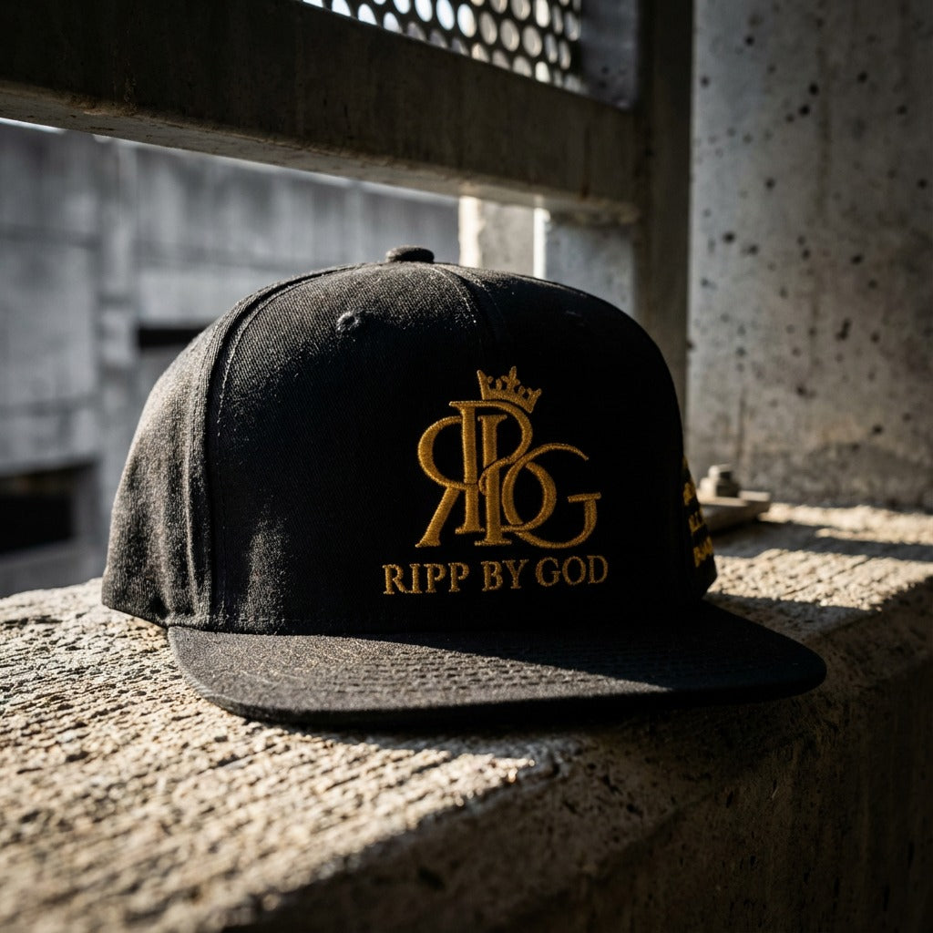 RBG Crown Snapback Hat (Black)